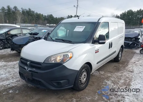 2017 Ram Promaster City Tradesman из США, поврежденный, VIN ZFBERFABXH6F42056